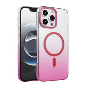 Apple İphone 16 Pro Glossy Magsafe Kapak - Pembe