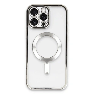 Apple İphone 16 Pro Kılıf Kross Magneticsafe Kapak - Gümüş