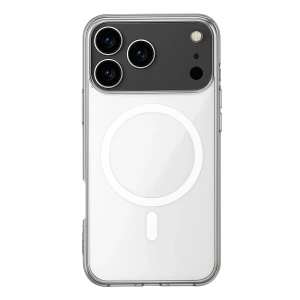 Apple İphone 17 Pro Kılıf Magneticsafe Şeffaf Silikon - Şeffaf