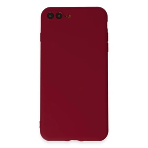 Apple İphone 7 Plus Kılıf First Silikon - Bordo