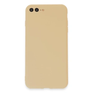 Apple İphone 7 Plus Kılıf First Silikon - Gold