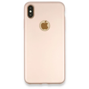 Apple İphone Xs Max Kılıf First Silikon - Rose Gold