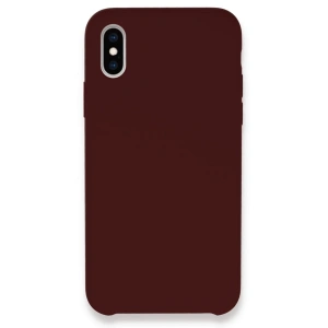 Apple İphone Xs Max Kılıf Lansman Legant Silikon - Bordo