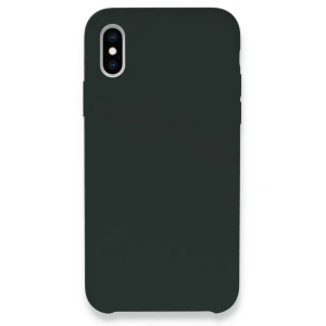 Apple İphone Xs Max Kılıf Lansman Legant Silikon - Koyu Yeşil