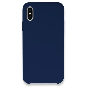 Apple İphone Xs Max Kılıf Lansman Legant Silikon - Lacivert