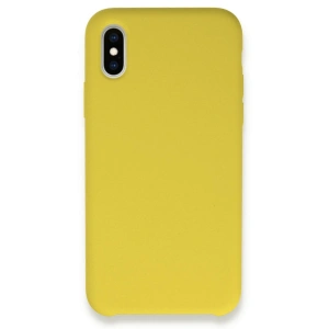 Apple İphone Xs Max Kılıf Lansman Legant Silikon - Sarı