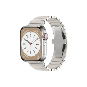 Apple Watch 38mm Kr413 Fine Steel Kordon (saat Değildir) - Yıldız Işığı