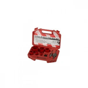 Bi-metal Panç Takımı - 13`lü Set (19-64 Mm), Ahşap İçin, Çantalı