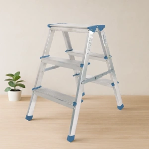 Çift Basamaklı 3+3 Alüminyum Merdiven 69 cm