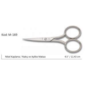Europe Az Kalın Nakış Makası Süper Kalite No:4,5 11,43 Cm