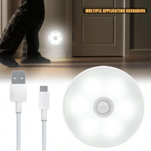 Hareket Sensörlü Usb Şarjlı Led Işık Lamba