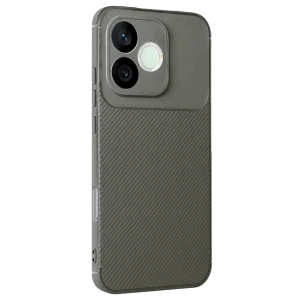 Huawei Honor 600 Lite Auto Focus Karbon Kapak - Gri