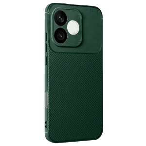 Huawei Honor 600 Lite Auto Focus Karbon Kapak - Koyu Yeşil