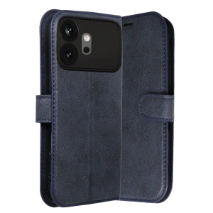 Huawei Honor 600 Trend S Plus Kapaklı Kılıf - Lacivert