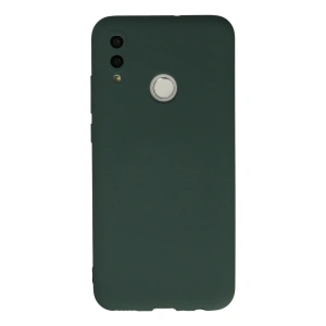 Huawei P Smart 2019 Kılıf Nano İçi Kadife Silikon - Koyu Yeşil