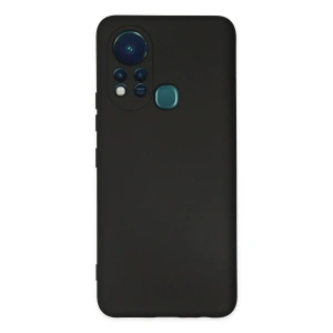 İnfinix Hot 11s Kılıf Nano İçi Kadife Silikon - Siyah