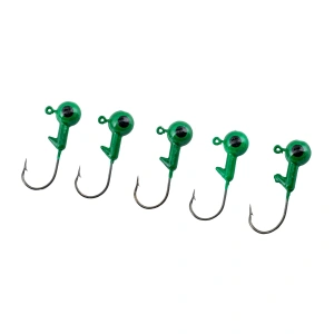Jighead - Zoka - Kurşunlu Olta İğnesi - (XH-A 02) - Yeşil - 8 Gr - 5 Adet