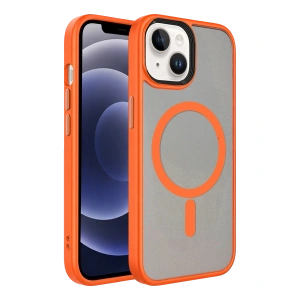 Joko Apple İphone 15 Megane Magsafe Kapak - Turuncu
