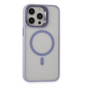 Joko Apple İphone 15 Pro Kılıf Roblox Lens Magsafe Standlı Kapak - Lila