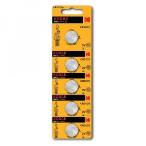 Kodak 5 Adet Cr2025 Max Lityum Para Pil