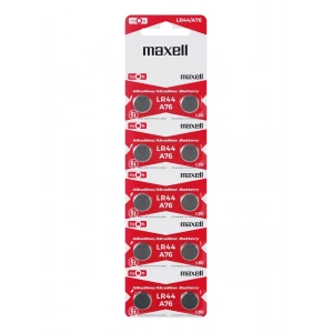 Maxell Lr44 Ag13 Sr44 A76 1.5v Alkalin Saat Pili 10 Adet