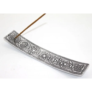 Metal Kayık 7 Çakra ( Chakra ) Tütsülük Ksk2193