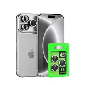 Newface Apple İphone 18 Pro Max Raze Metal Kamera Lens - Gümüş