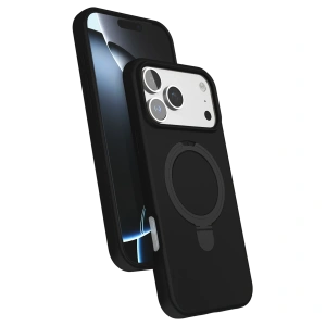 Newface Apple İphone 18 Pro Max Regal Magsafe Standlı Kapak - Siyah