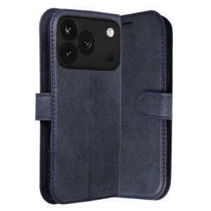 Newface Huawei Honor 600 Pro Trend S Plus Kapaklı Kılıf - Lacivert
