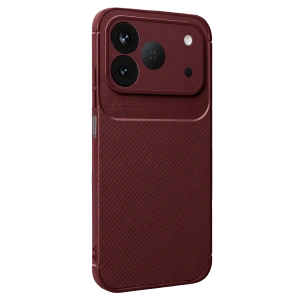 Newface Tecno Spark 50 4g Auto Focus Karbon Kapak - Bordo