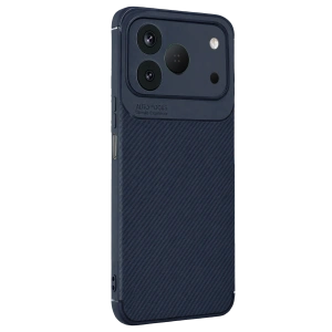 Newface Tecno Spark 50 4g Auto Focus Karbon Kapak - Lacivert