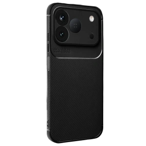 Newface Tecno Spark 50 4g Auto Focus Karbon Kapak - Siyah