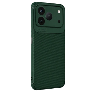 Newface Tecno Spark 50 4g Auto Focus Karbon Kapak - Yeşil