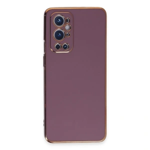 One Plus 9 Pro Kılıf Volet Silikon - Mor