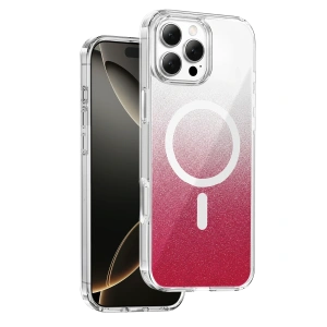 Onegif Apple İphone 16 Pro Max Sora Simli Magsafe Kapak - Kırmızı