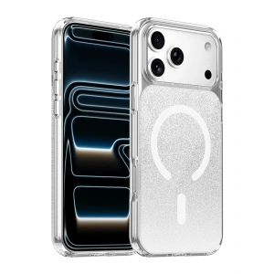 Onegif Apple İphone 17 Pro Sora Simli Magsafe Kapak - Beyaz