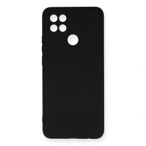 Oppo A15 Kılıf Nano İçi Kadife Silikon - Siyah