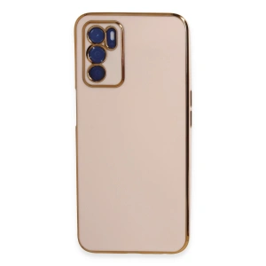 Oppo A16 Kılıf Volet Silikon - Pembe