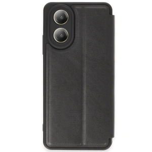 Oppo A38 Kılıf Flip Cover - Siyah