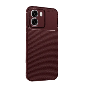 Oppo Oppo A6t 5g Auto Focus Karbon Kapak - Bordo
