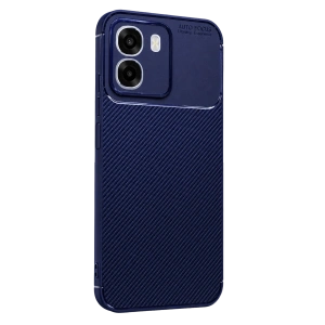 Oppo Oppo A6t 5g Auto Focus Karbon Kapak - Lacivert