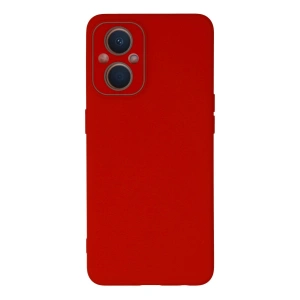 Oppo Reno 7 Lite Kılıf Lansman Glass Kapak - Kırmızı