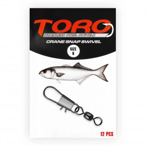 Protackle Crane Klipsli Fırdöndü 12li No: 6 (SW145)