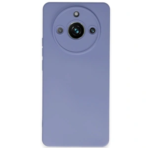Realme 11 Pro Kılıf Nano İçi Kadife Silikon - Lila