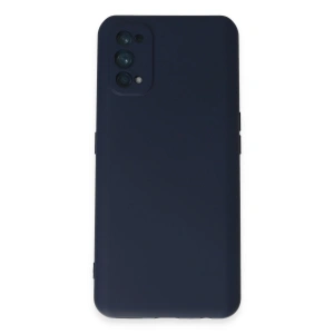 Realme 7 Pro Kılıf Nano İçi Kadife Silikon - Lacivert