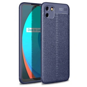 Realme C11 Kılıf Auto Focus Kapak - Lacivert