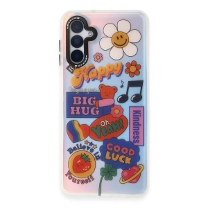 Samsung Galaxy A04s Kılıf Estoril Desenli Kapak - Estoril - 15