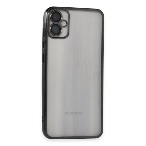 Samsung Galaxy A05 Kılıf Razer Lensli Silikon - Siyah
