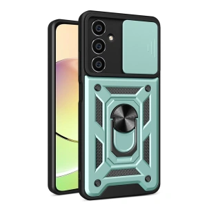 Samsung Galaxy A05s Kılıf Pars Lens Yüzüklü Silikon - Yeşil
