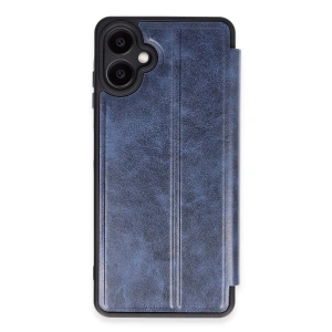 Samsung Galaxy A06 Kılıf Flip Cover - Lacivert